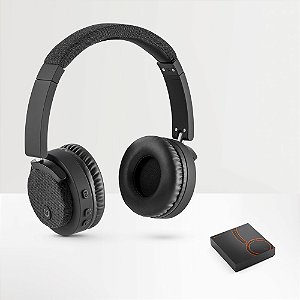 Fones de ouvido sem fio em ABS e tecido Wirebt