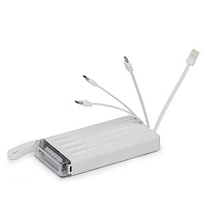 Power Bank 10.000mAh com Lanterna e Multissaídas Oslo