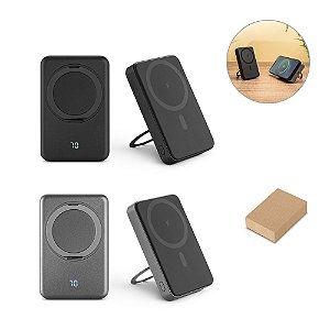 Bateria portátil Flash magnética com carregador por indução super-rápido