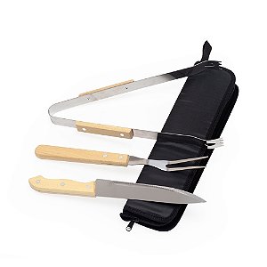 Kit Churrasco 3 Peças Lyon
