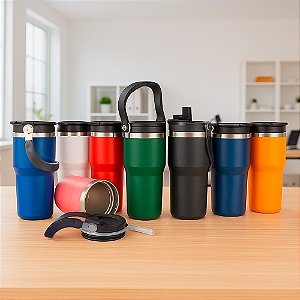 Copo Térmico 600ml Carvalho