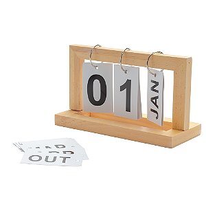 Calendário Permanente Madeira Colorado