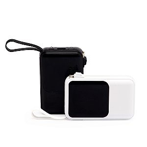 Power Bank 10.000mAh com Lanterna e Multissaídas Malibu