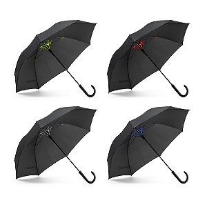 Guarda-chuva em pongee 190T com abertura automática