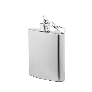 Garrafa de bolso 100ml em aço inox Lion