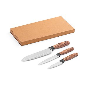 Conjunto de 3 facas de cozinha Essencial