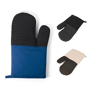 Luva de cozinha 100% algodão com silicone Flua