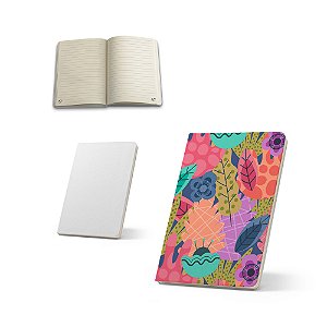 Caderno A6 com capa rígida para sublimação Aura