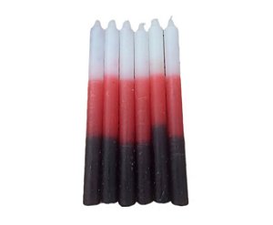 Maço de vela tricolor