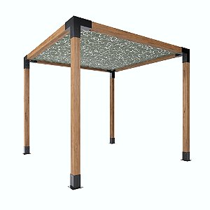 Pergofacil Elegance 3x3m 4" Teto Arena