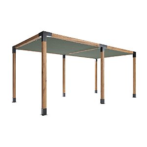 Pergofacil Gracefull 3x6m 4" Teto Musgo