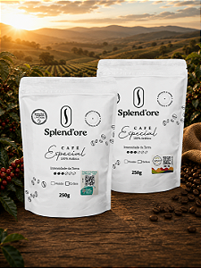 Queridinhos de Minas: Kit Especial com 2 Cafés em Grãos Seletos Splend'ore