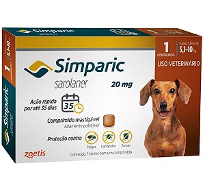 SIMPARIC 5,1 A 10KG 20MG C 1 COMPRIMIDO