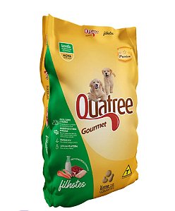QUATREE GOURMET CÃES FILHOTES - PEIXE, CARNE E FRANGO