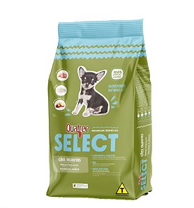 QUATREE SELECT CÃES FILHOTES RAÇAS PEQUENAS - FRANGO E ARROZ
