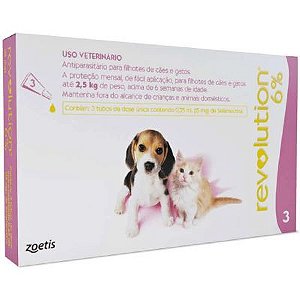 REVOLUTION 6% 0,25ML C/ 3 PIPETAS
