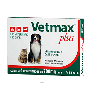 VETMAX PLUS 700MG C/4 COMP
