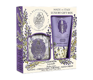 Kit Small Lavanda La Florentina Creme de Mãos + Sabonete