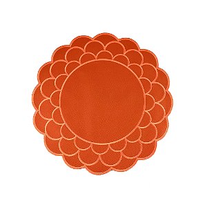 Lugar Americano Flor Laranja