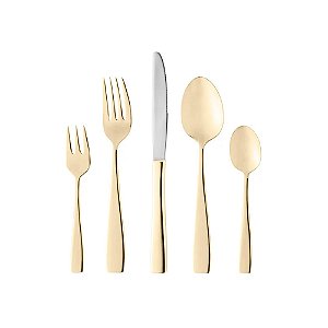 Faqueiro Pisa Dourado 30 Peças