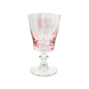 Jogo de 6 Taças Cristal Murano Rosa