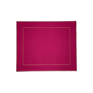 Lugar Americano Minimal Pink Bordado Rosa