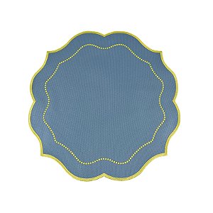 Lugar Americano Moldura Azul