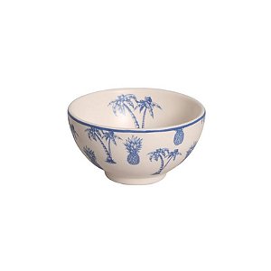 Bowl Abacaxi Branco/Azul