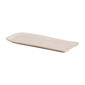 Jogo 4 pçs Travessa Retangular Média Latte 33x11cm