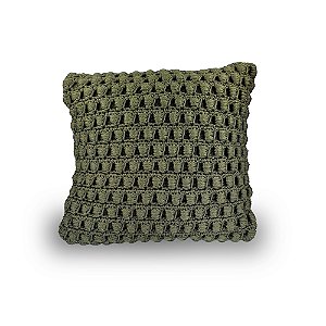 Almofada Cozumel Verde Musgo 50x50 cm