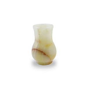 Vaso Tulipa Ônix Esverdeado 15cm