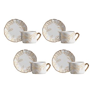 Conj. 4 Xícaras de Café Vol Coloré