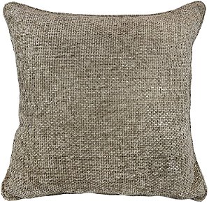 Almofada Áustria 55X55 Bege Chenile c/ cordão