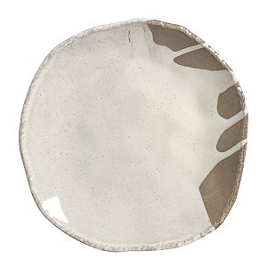 Conjunto Com 4 Pratos Raso Orgânico Eco Pampa Ø27,5cm