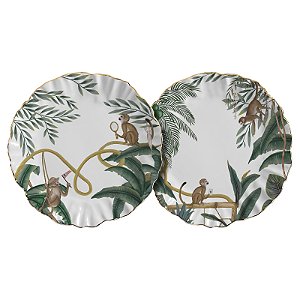 Prato Raso Playfull Branco (unidade)