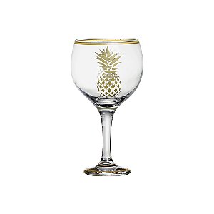 Taça Gin Abacaxi Dourado