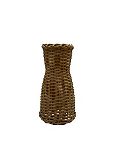 Vasinho Vidro Com Vime 17 alt x 0,7 diam