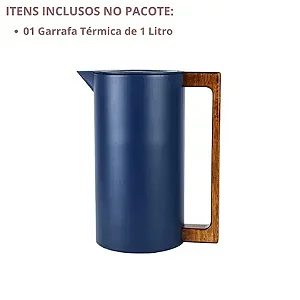 Garrafa Térmica Brusque Azul 1L