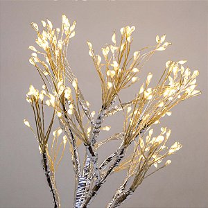 Enfeite Pendente Iluminado 30cm 190L warm Natal