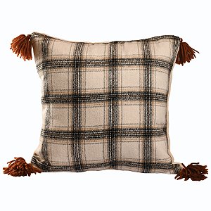 Natal Capa Almofada Xadrez c/ Verde 45x45CM