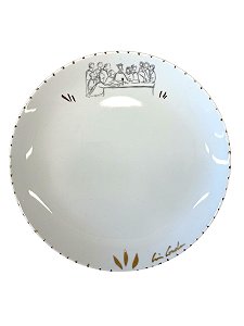 Conj. 4 Pratos Sobremesa Santa Ceia