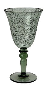 Taça Água Bolhas Acrílico Verde 400ml