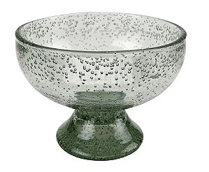 Taça Sorvete Acrílico Bolhas Verde 440ml