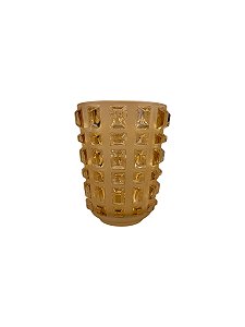 Vaso Quadrata Âmbar M 21cm