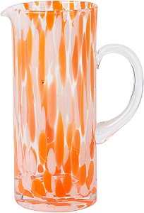 Jarra de Vidro Fracalanza Aquarelle 1,7L Laranja
