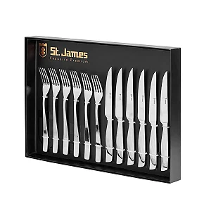 Jogo de Churrasco St. James Wish Inox 12 peças