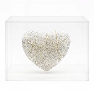 Coração Decorativo Bege G