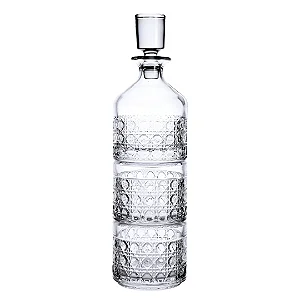 Jogo para Whisky Vidro Empilhável 3 Peças