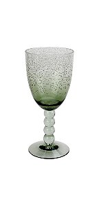 Taça Acrílico Verde com Bolhas e Bolas