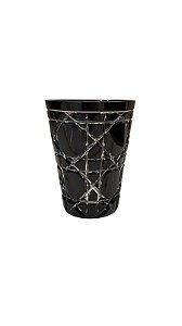 Copo Cristal Bragança Preto para Festas